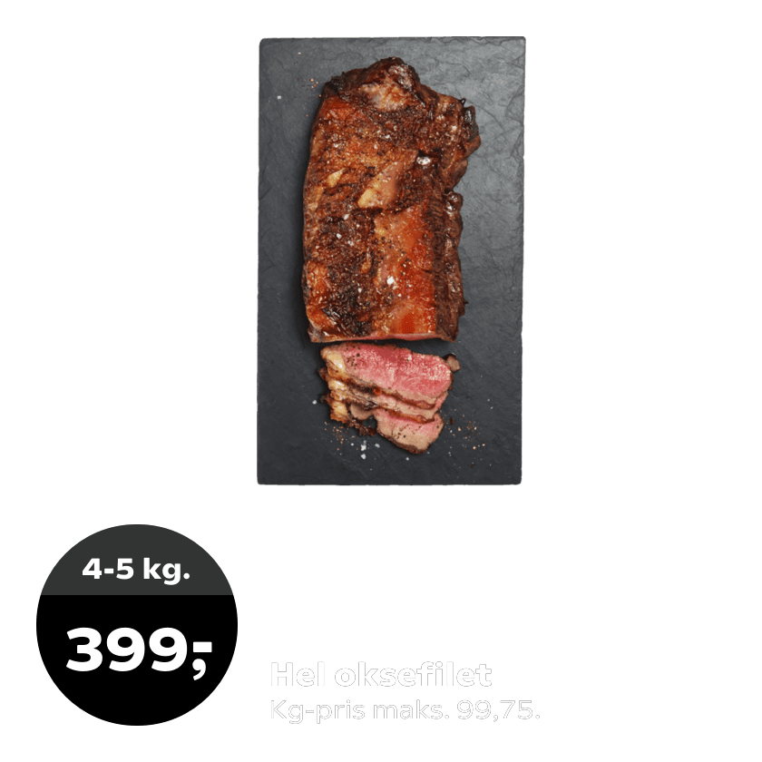 Hel oksefilet