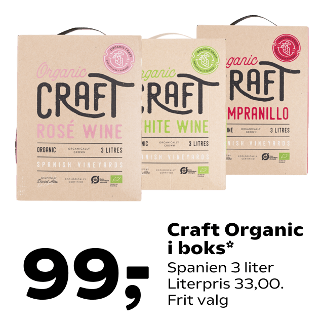 Craft Organic i boks