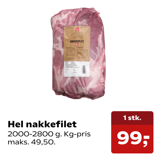 Hel nakkefilet