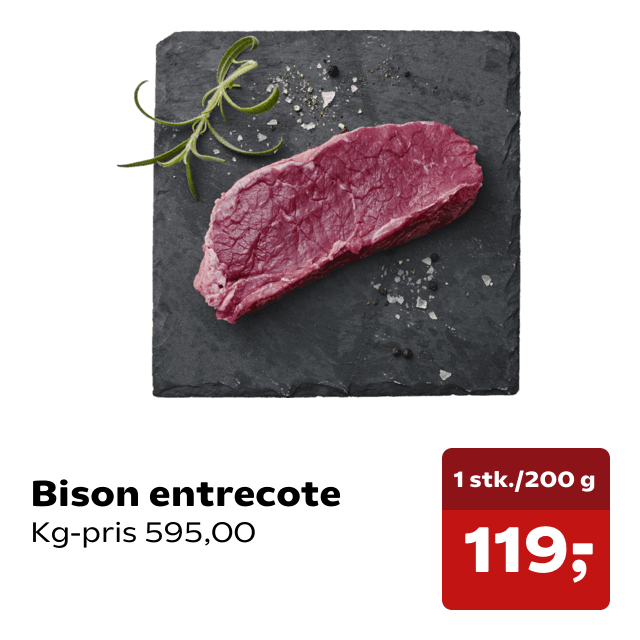 Bison entrecote