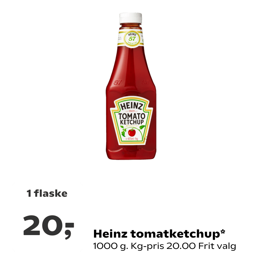 Heinz tomatketchup