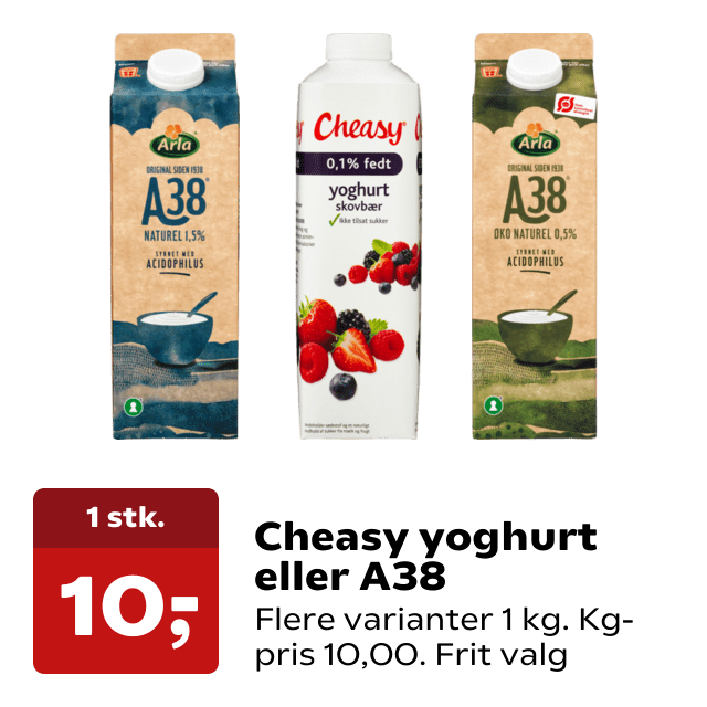 Cheasy yoghurt eller A38