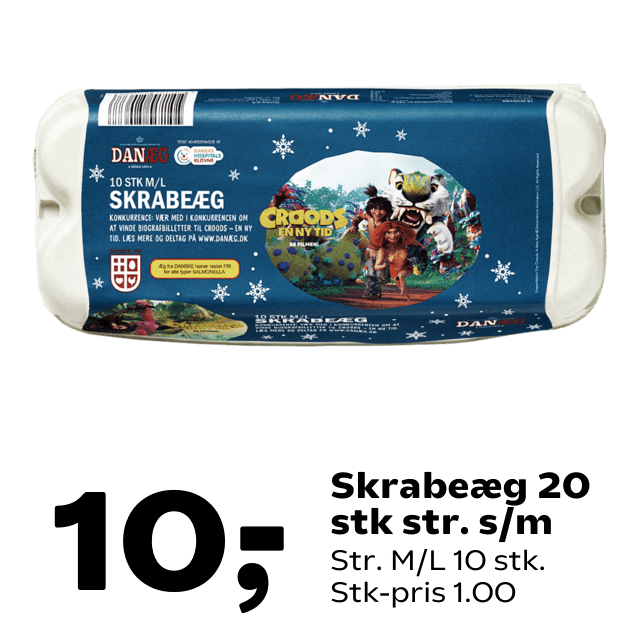 SkrabeÃÂ¦g 20 stk str. s/m