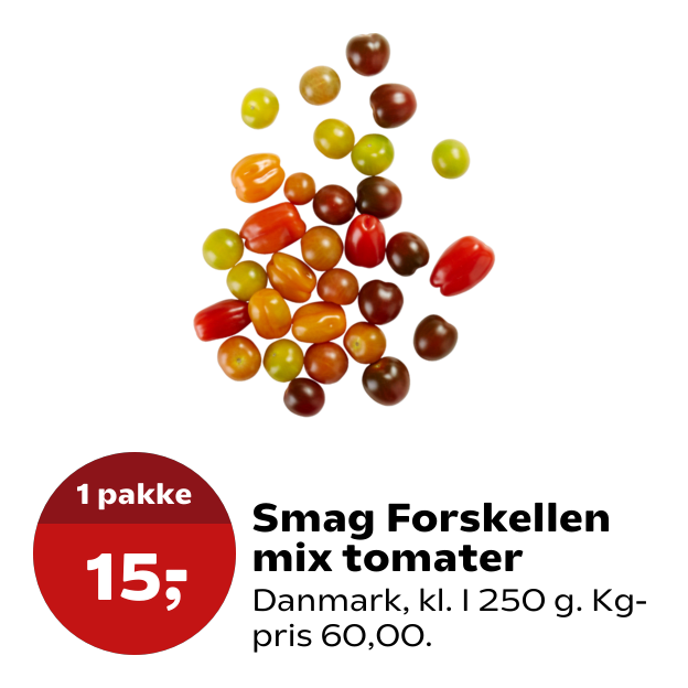 Smag Forskellen mix tomater