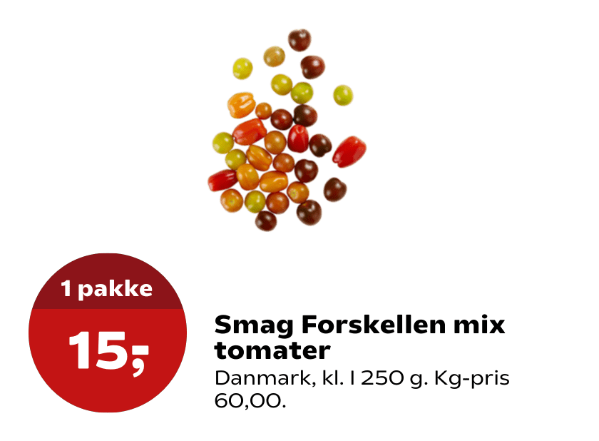 Smag Forskellen mix tomater