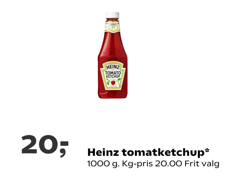Heinz tomatketchup
