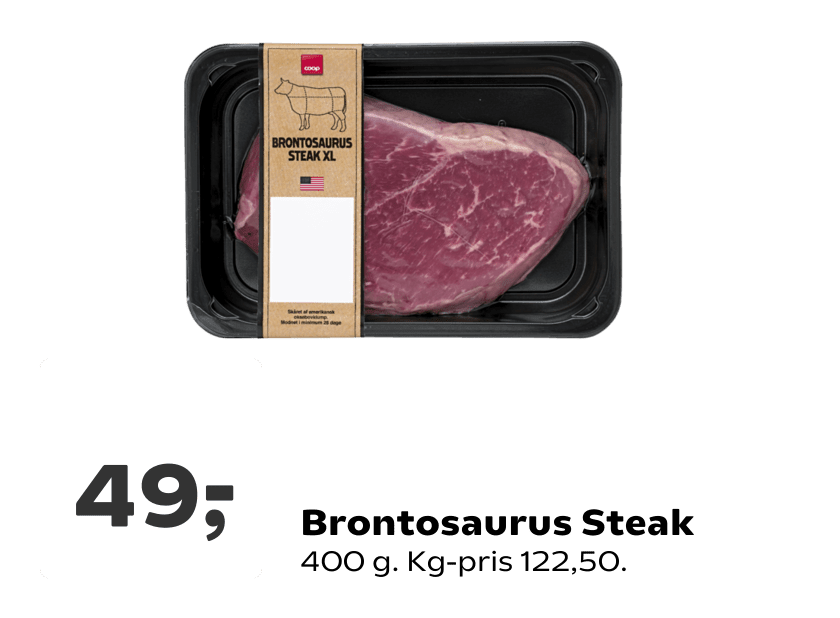 Brontosaurus Steak