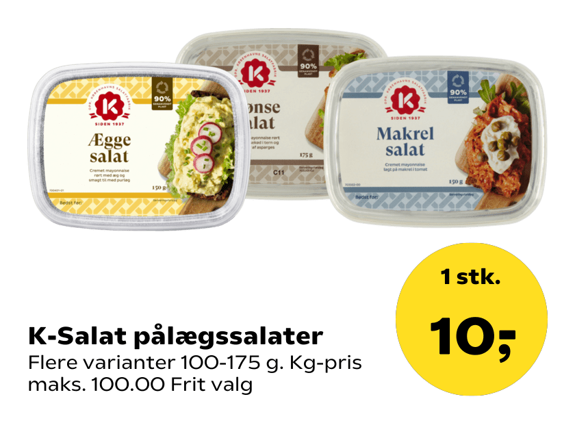 K-Salat pålægssalater
