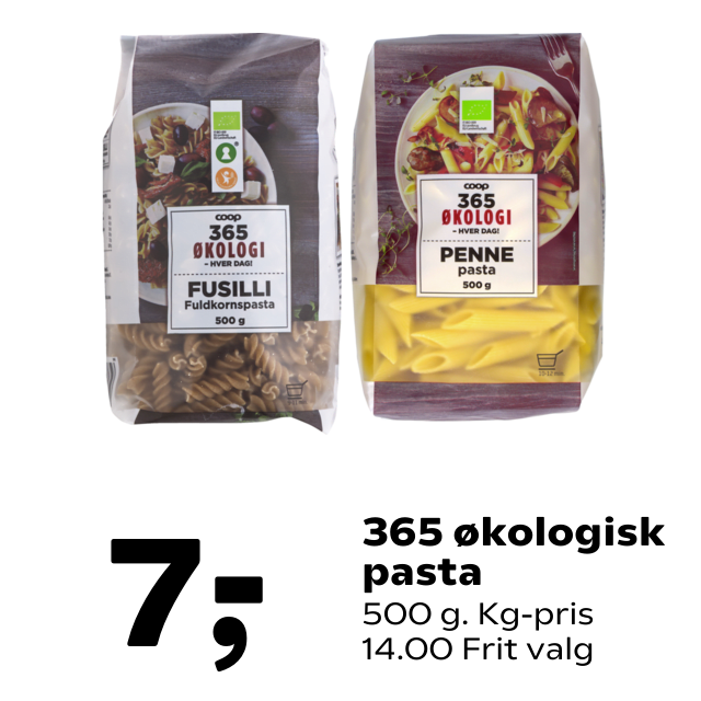 365 ÃÂ¸kologisk pasta