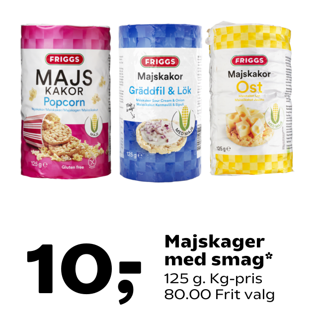 Majskager med smag