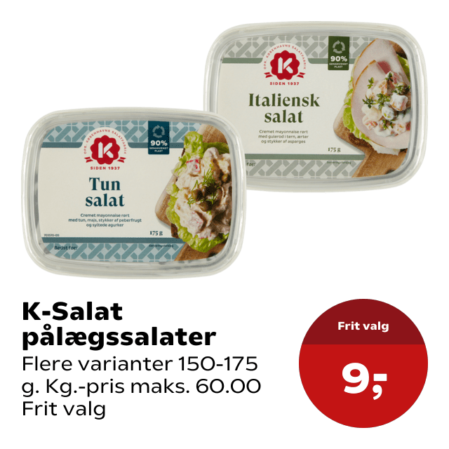 K-Salat pålægssalater