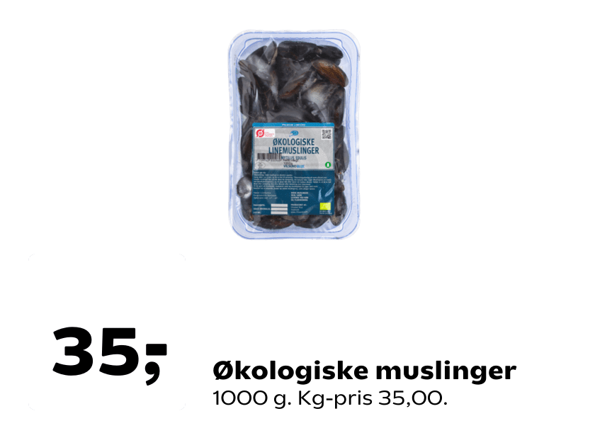 Økologiske muslinger