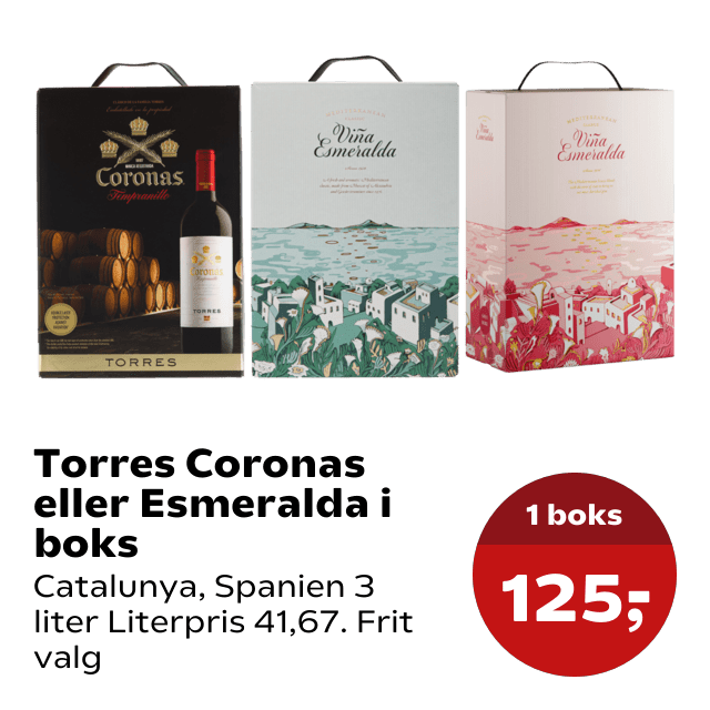 Torres Coronas eller Esmeralda i boks
