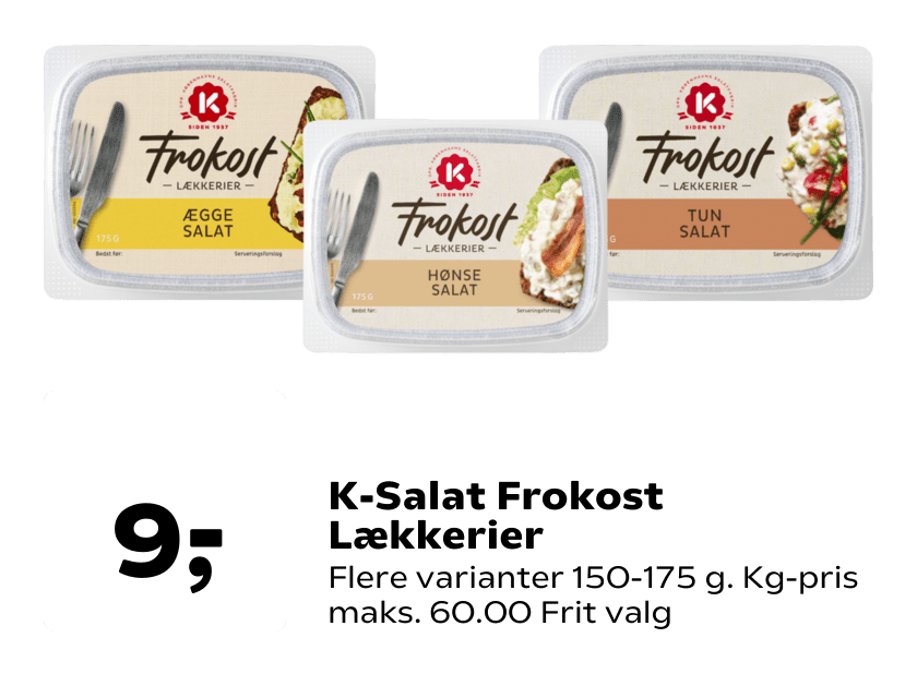 K-Salat Frokost Lækkerier