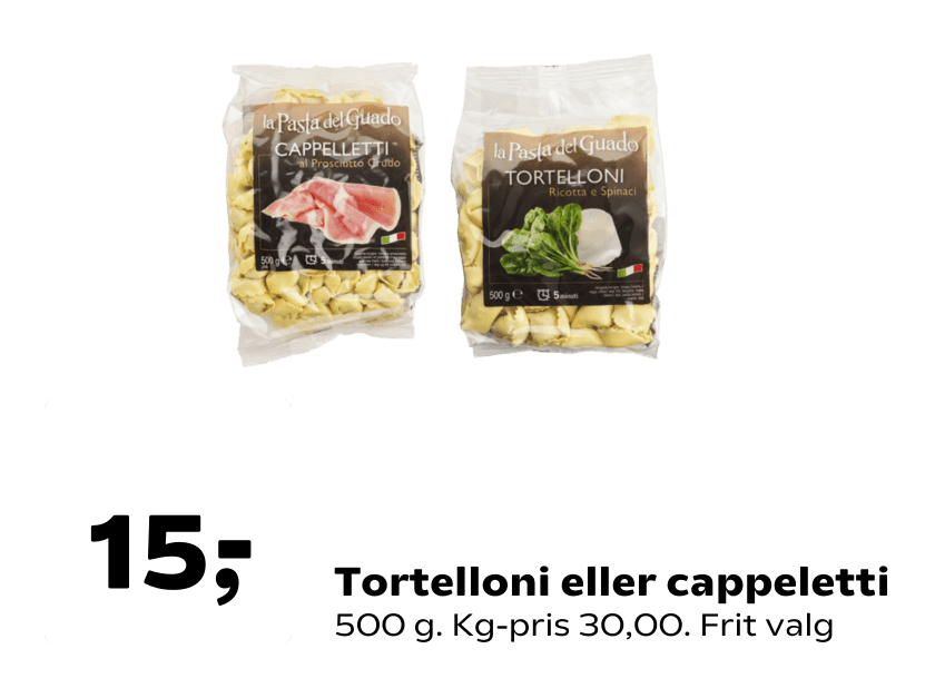 Tortelloni eller cappeletti