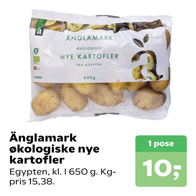Änglamark økologiske nye kartofler