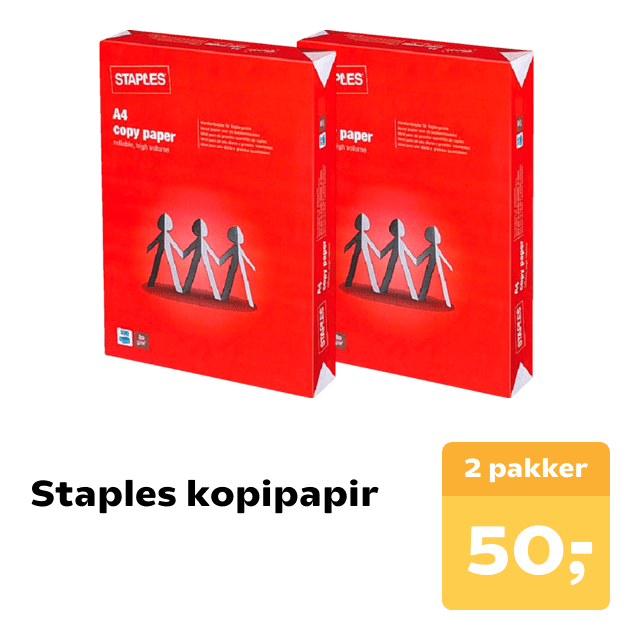 Staples kopipapir