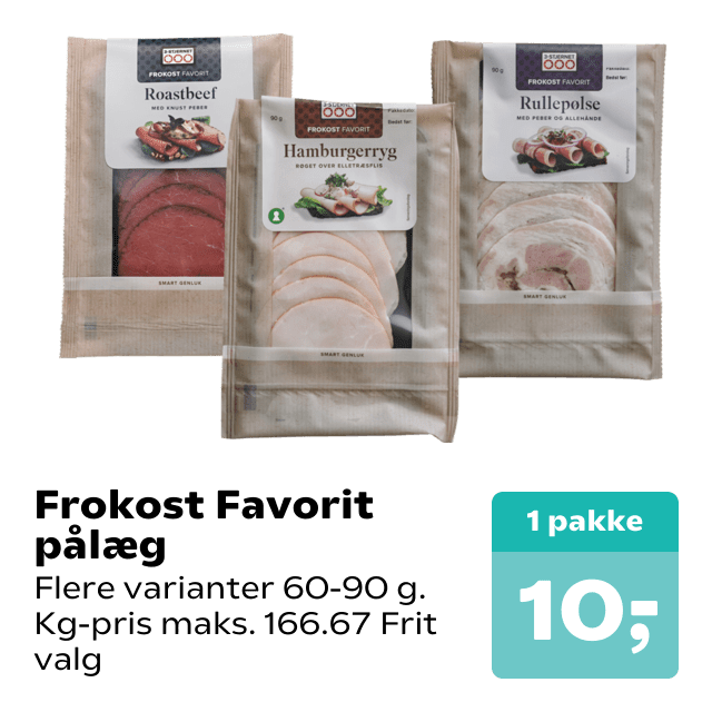 Frokost Favorit pålæg
