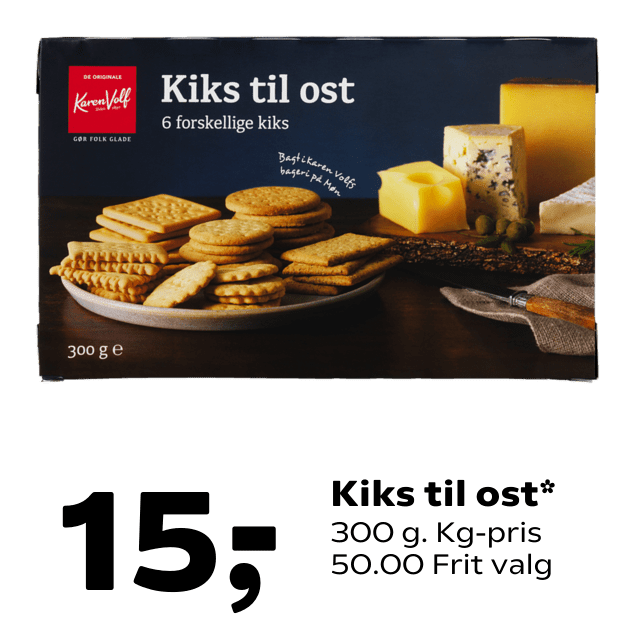 Kiks til ost