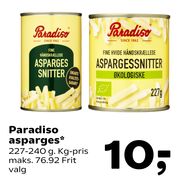 Paradiso asparges