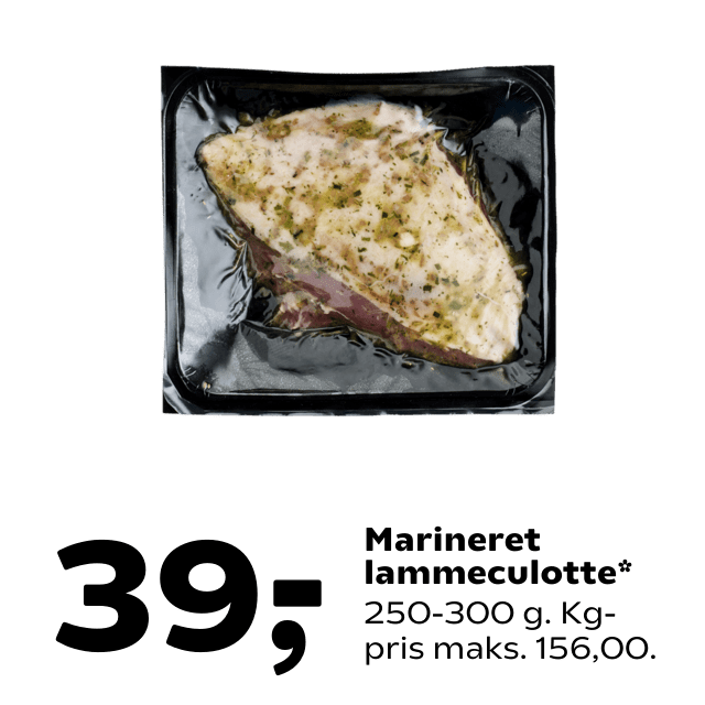 Marineret lammeculotte