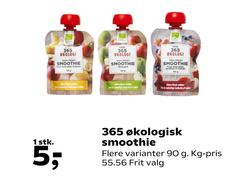 365 økologisk smoothie