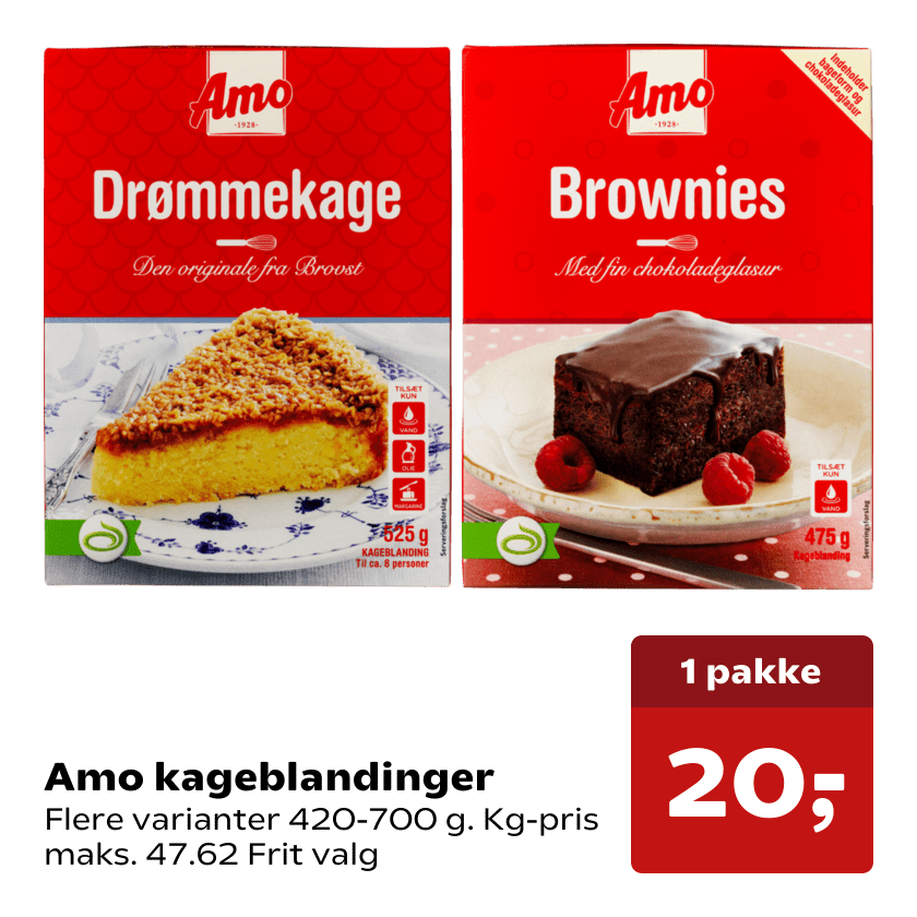Amo kageblandinger