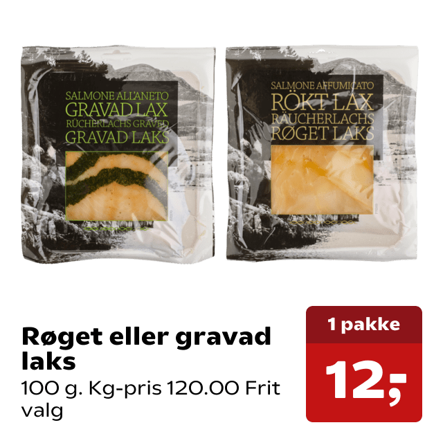 Røget eller gravad laks