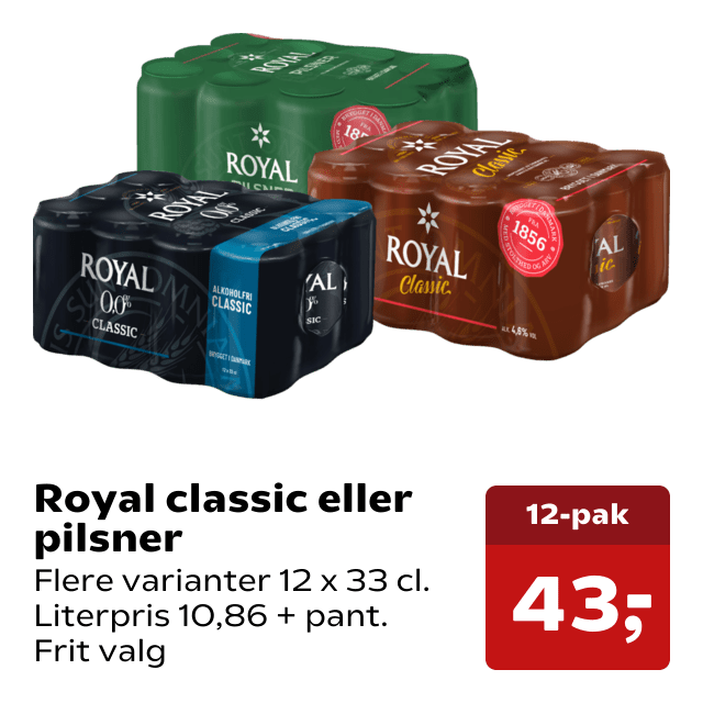 Royal classic eller pilsner
