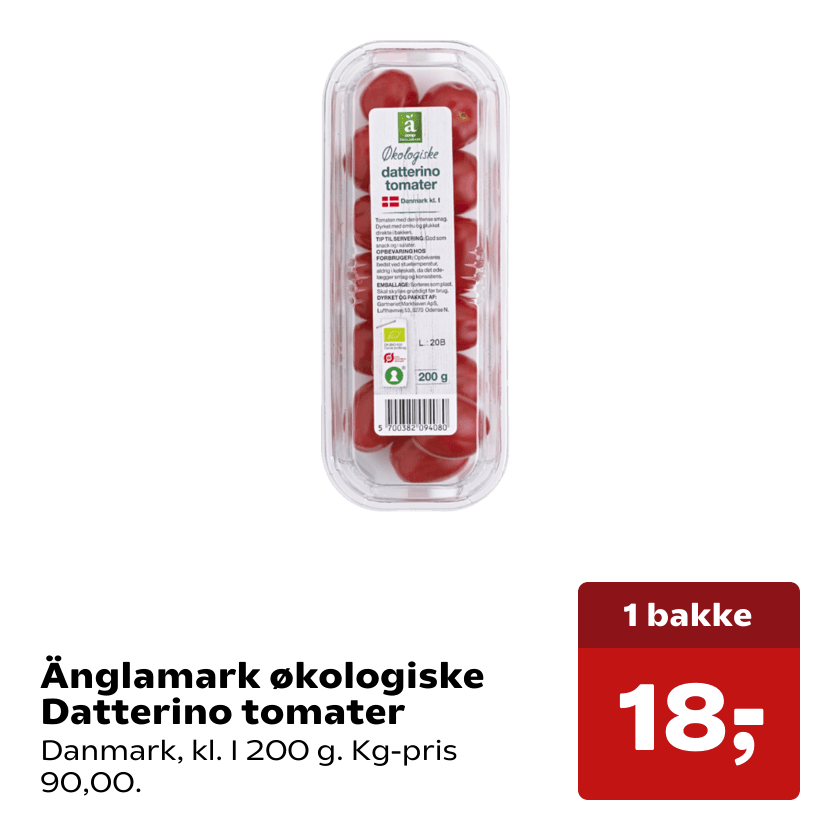Änglamark økologiske Datterino tomater