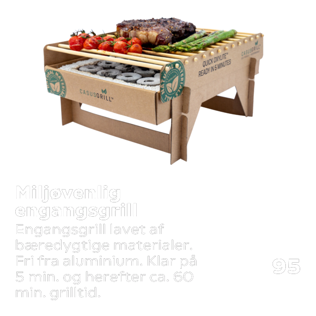 Miljøvenlig engangsgrill