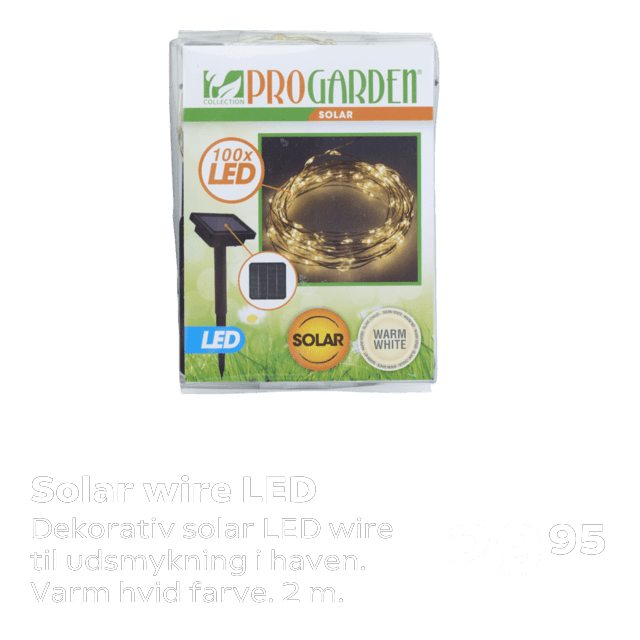 Solar wire LED