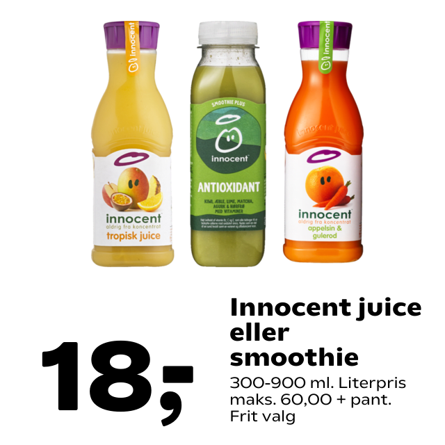 Innocent juice eller smoothie