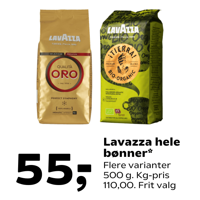 Lavazza hele bÃÂ¸nner