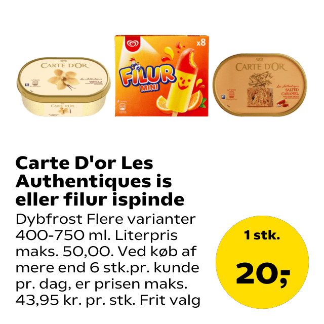Carte D'or Les Authentiques is eller filur ispinde