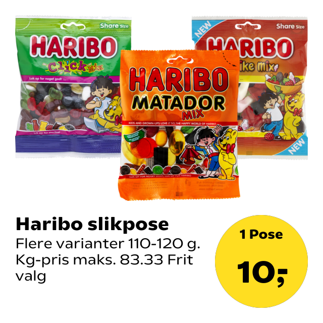 Haribo slikpose