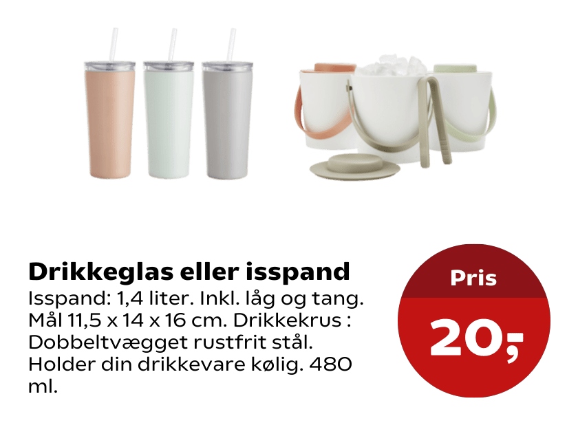 Drikkeglas eller isspand