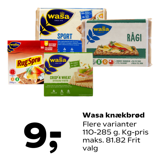 Wasa knÃÂ¦kbrÃÂ¸d