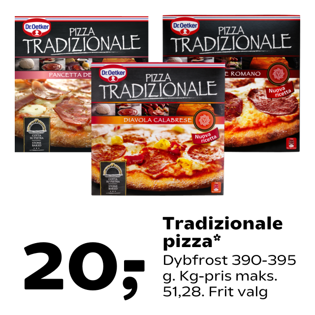 Tradizionale pizza