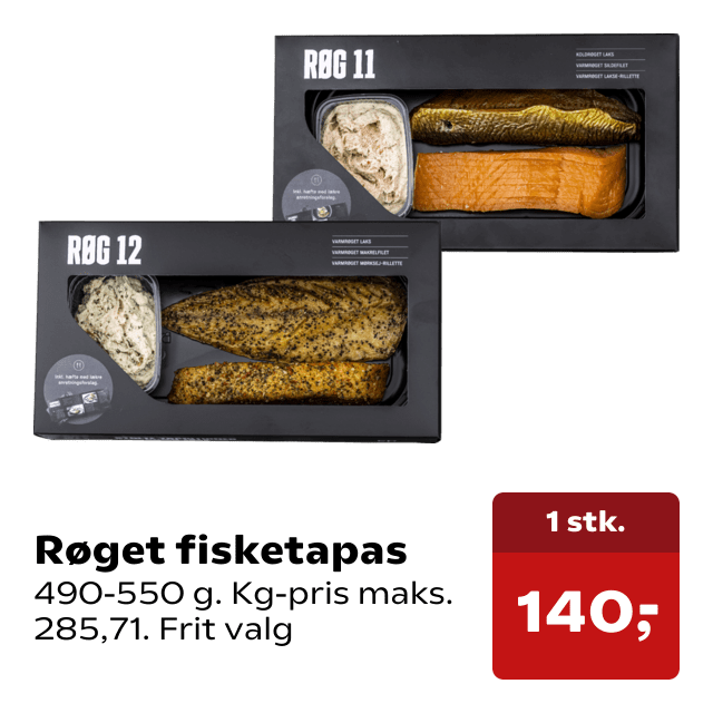 Røget fisketapas
