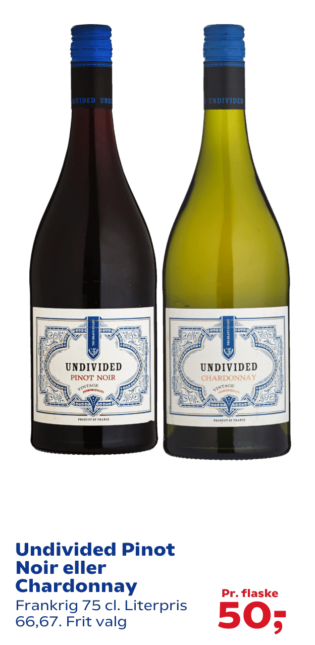 Undivided Pinot Noir eller Chardonnay