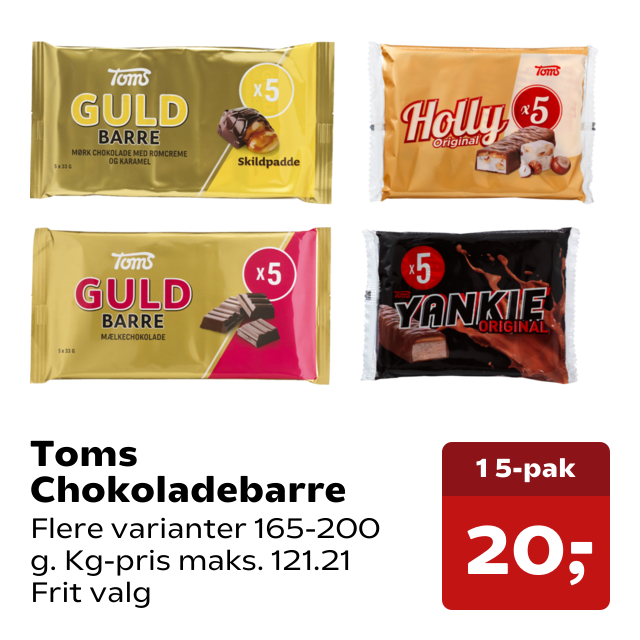 Toms Chokoladebarre