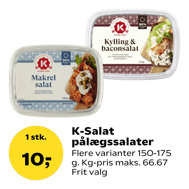 K-Salat pålægssalater