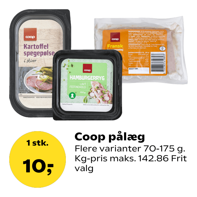 Coop pålæg