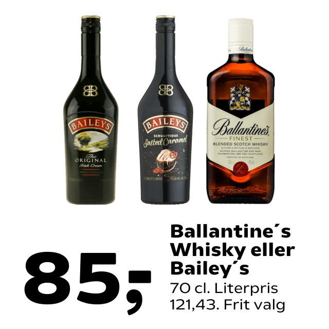 BallantineÃÂ´s Whisky eller BaileyÃÂ´s
