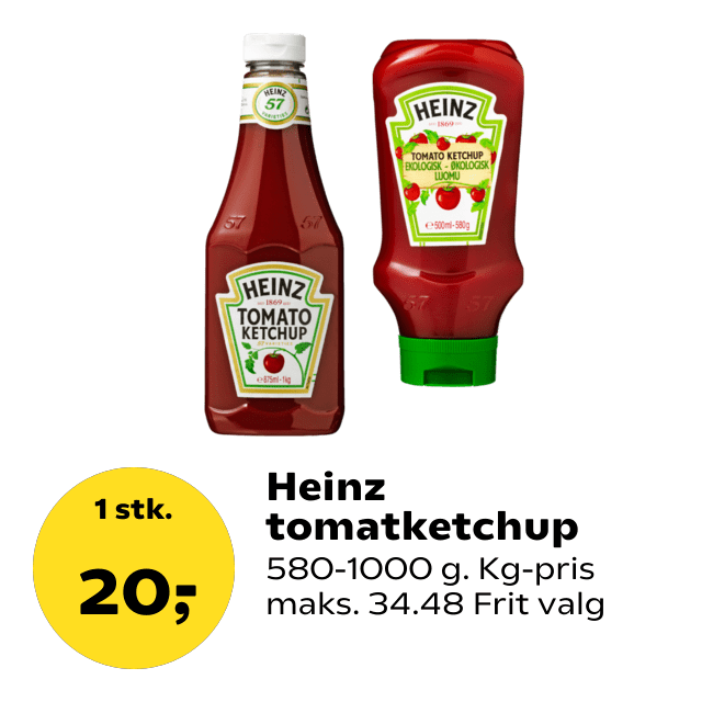Heinz tomatketchup