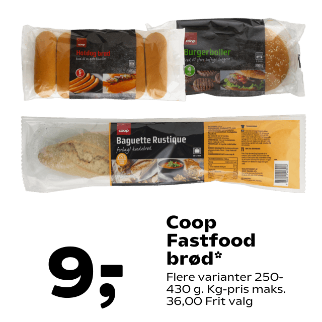 Coop Fastfood brÃÂ¸d