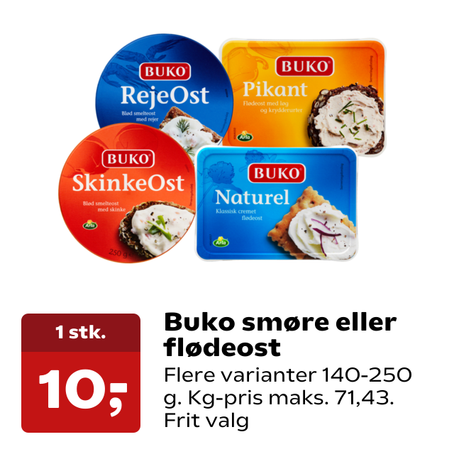 Buko smøre eller flødeost