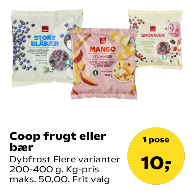 Coop frugt eller bær