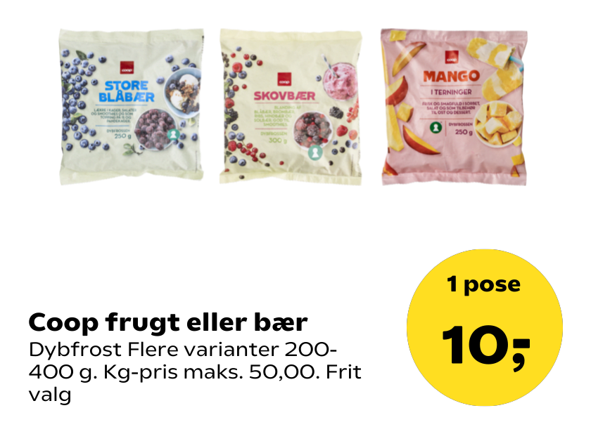 Coop frugt eller bær